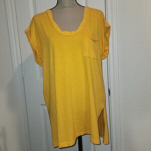 Aerie Oversized Mustard Yellow T-Shirt – Size S
